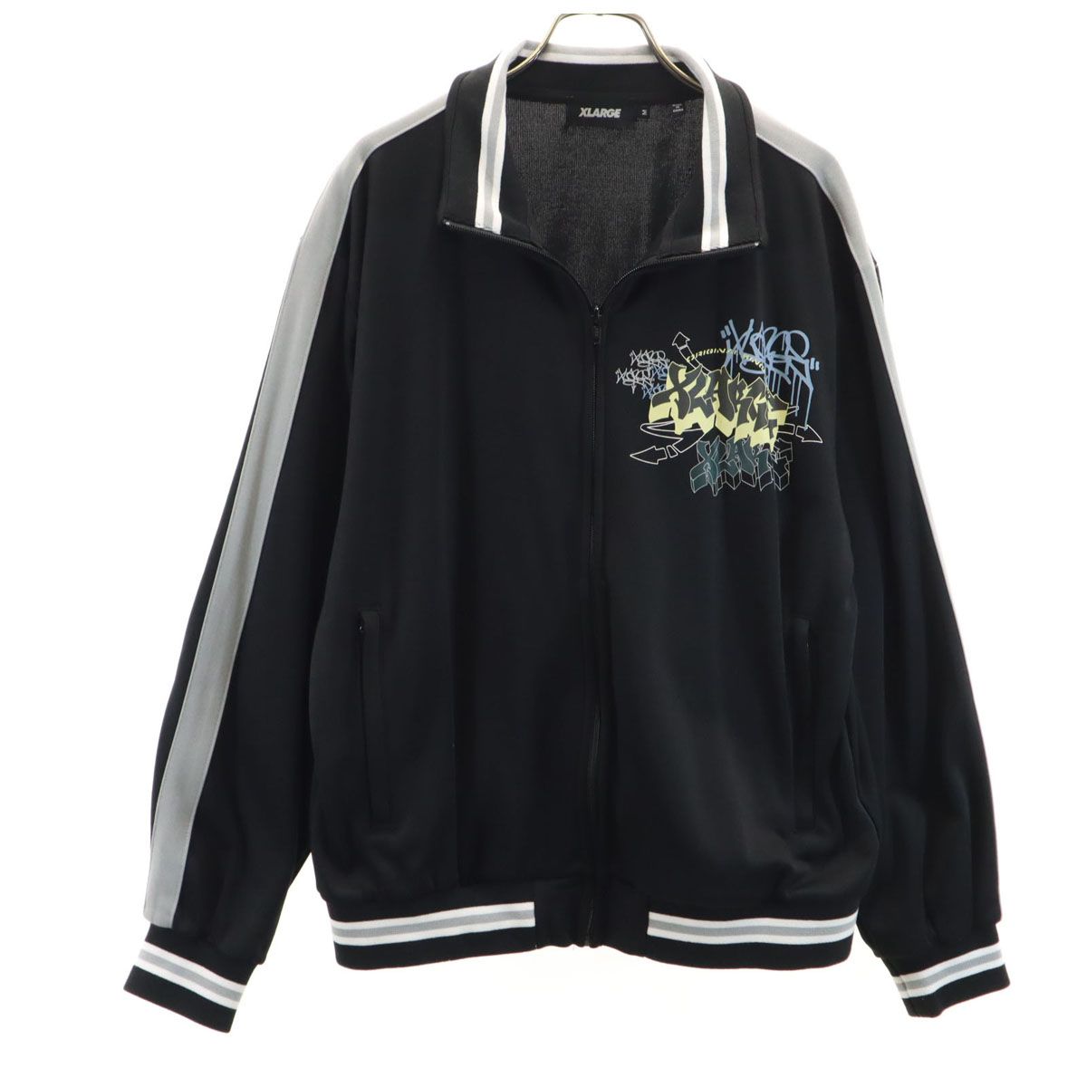 XLARGE エクストララージ トラックジャケット M 黒 ジャージ