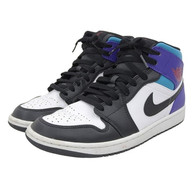 ナイキ Jordan 1 Mid "Bright Concord" シューズ レディース マルチカラー 25cm DQ8426-154 7(US)