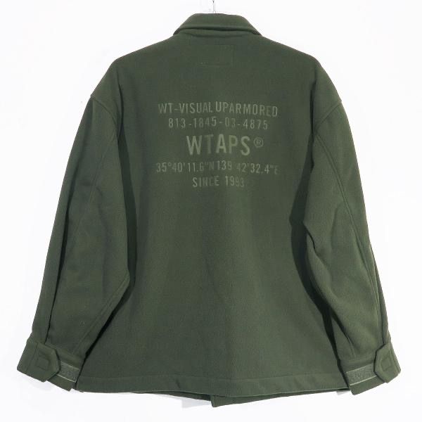WTAPS OBJ / LS / Poly Fleece "Olive Drab"