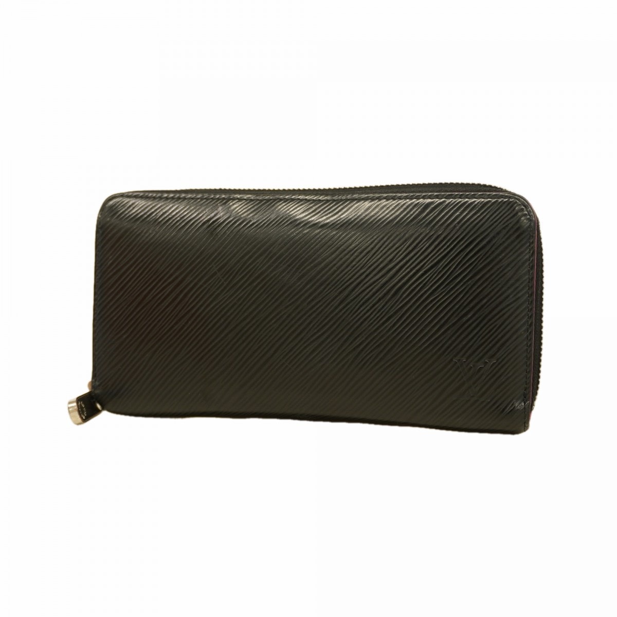 【6dc2855】ルイヴィトン 長財布 エピ ジッピーウォレット M64838 ノワール ホットピンク【中古】レディース