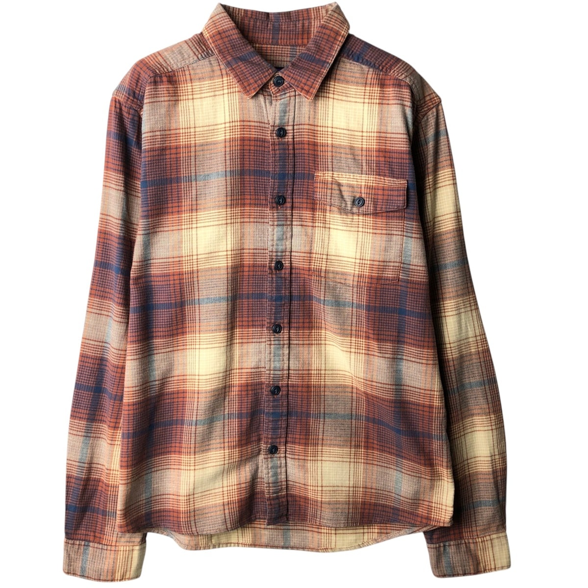 古着 パタゴニア Patagonia ORGANIC COTTON オーガニックコットン 54020FA19 長袖 フランネルチェックシャツ メンズS相当/eaa643346