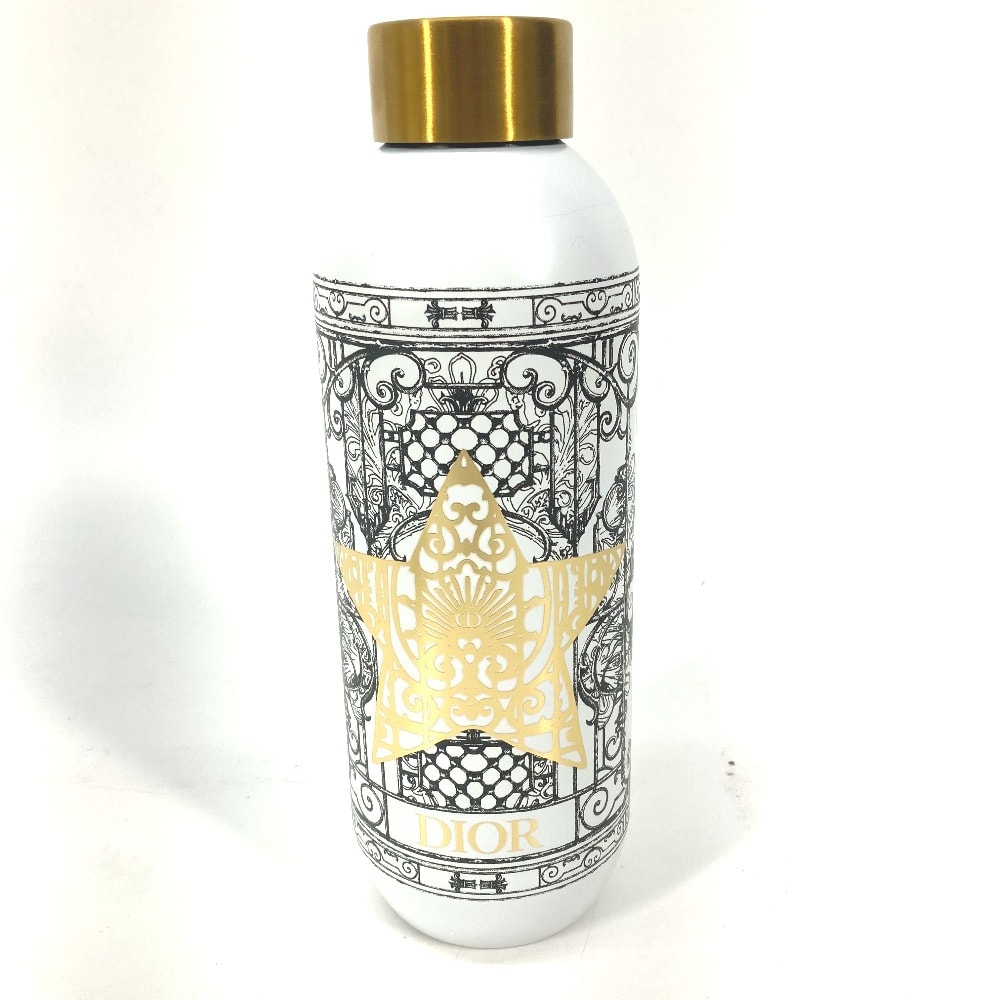 ディオール Dior ロゴ 水筒 ウォーターボトル  コップ 食器 タンブラー ステンレス ホワイト 未使用