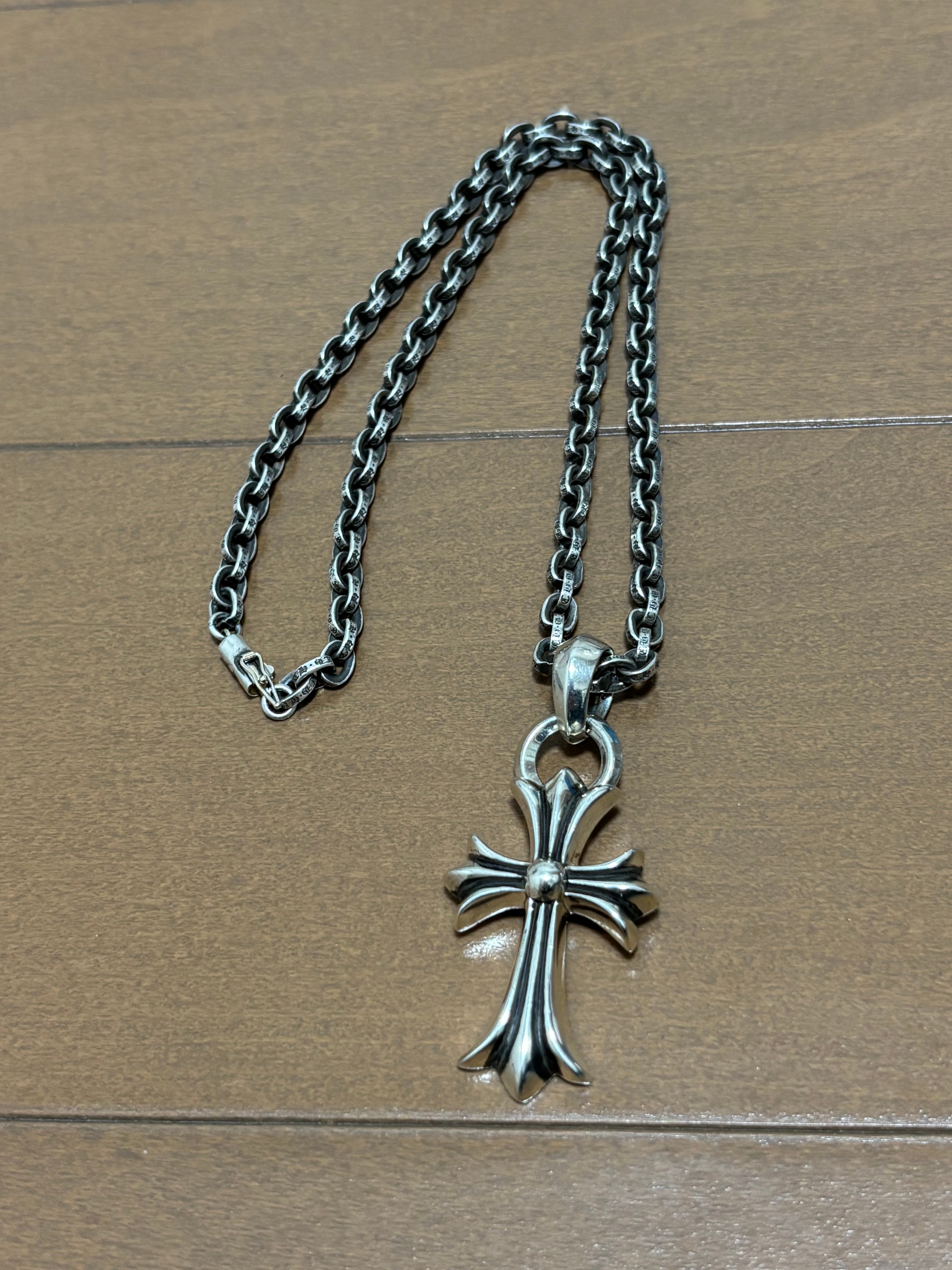 Chrome Hearts CH Cross Pendant Small / Plain Bail "Silver"