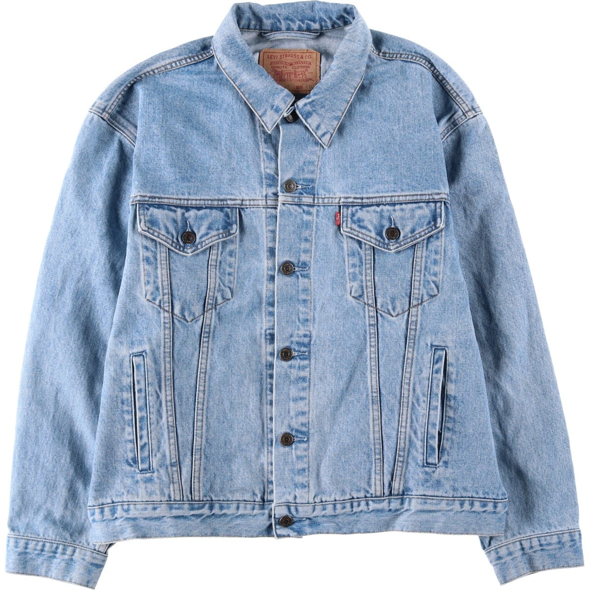 古着 90年代 リーバイス Levi's 70503-02 ユーロモデル デニムジャケット Gジャン スペイン製 メンズXXL相当 ヴィンテージ/eaa634661