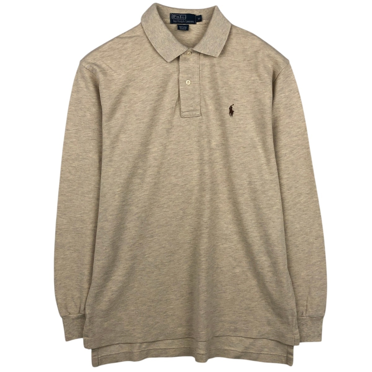 古着 ラルフローレン Ralph Lauren POLO by Ralph Lauren 長袖 ポロシャツ メンズM相当/eaa652839
