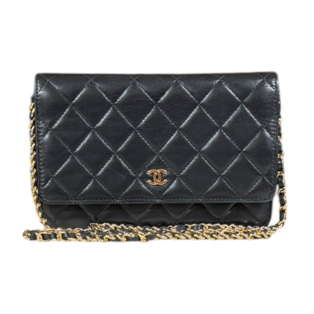 シャネル マトラッセ ショルダーバッグ ラムスキン レディース CHANEL 中古