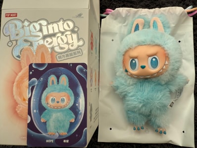 POP MART THE MONSTERS (LABUBU) Big into Energy Series Plush Pendant HOPE