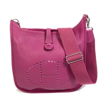 エルメス HERMES エブリン3 PM トロワ カバン 斜め掛け ショルダーバッグ トリヨン O□刻 トスカ(推定) パープル系