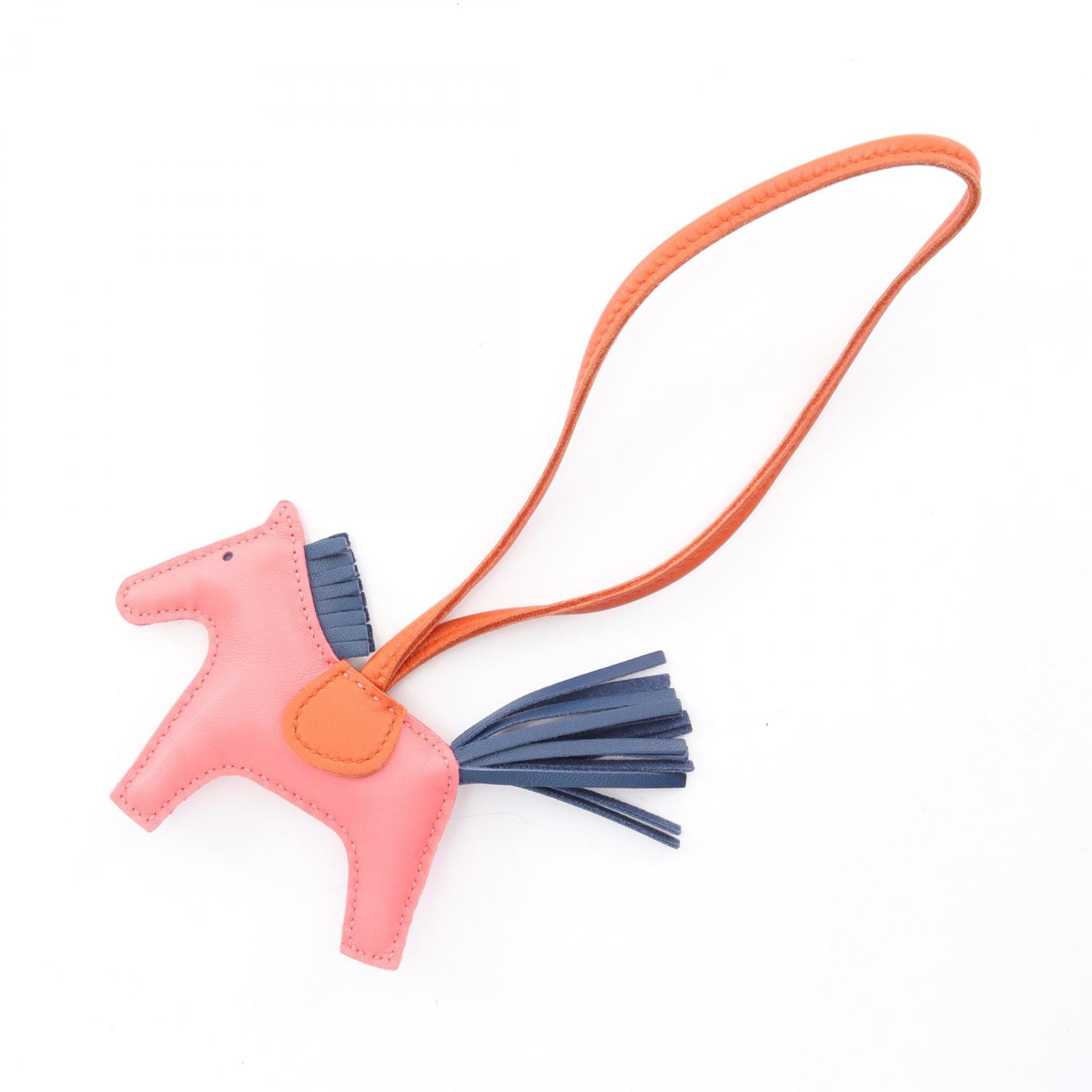 C (やや傷や汚れあり)】エルメス HERMES ロデオPM チャーム