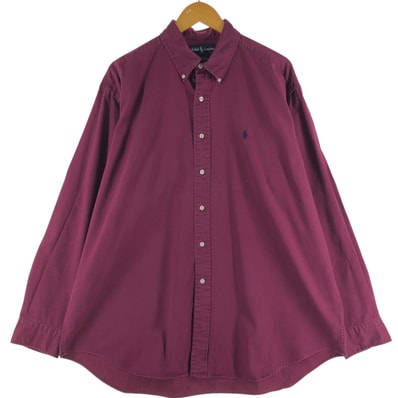 古着 ラルフローレン Ralph Lauren BLAKE 長袖 ボタンダウンシャツ メンズXL相当/eaa534356