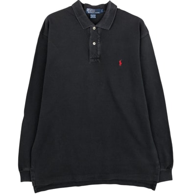 古着 90年代 ラルフローレン Ralph Lauren POLO by Ralph Lauren 長袖 ポロシャツ USA製 メンズL相当 ヴィンテージ/eaa616678