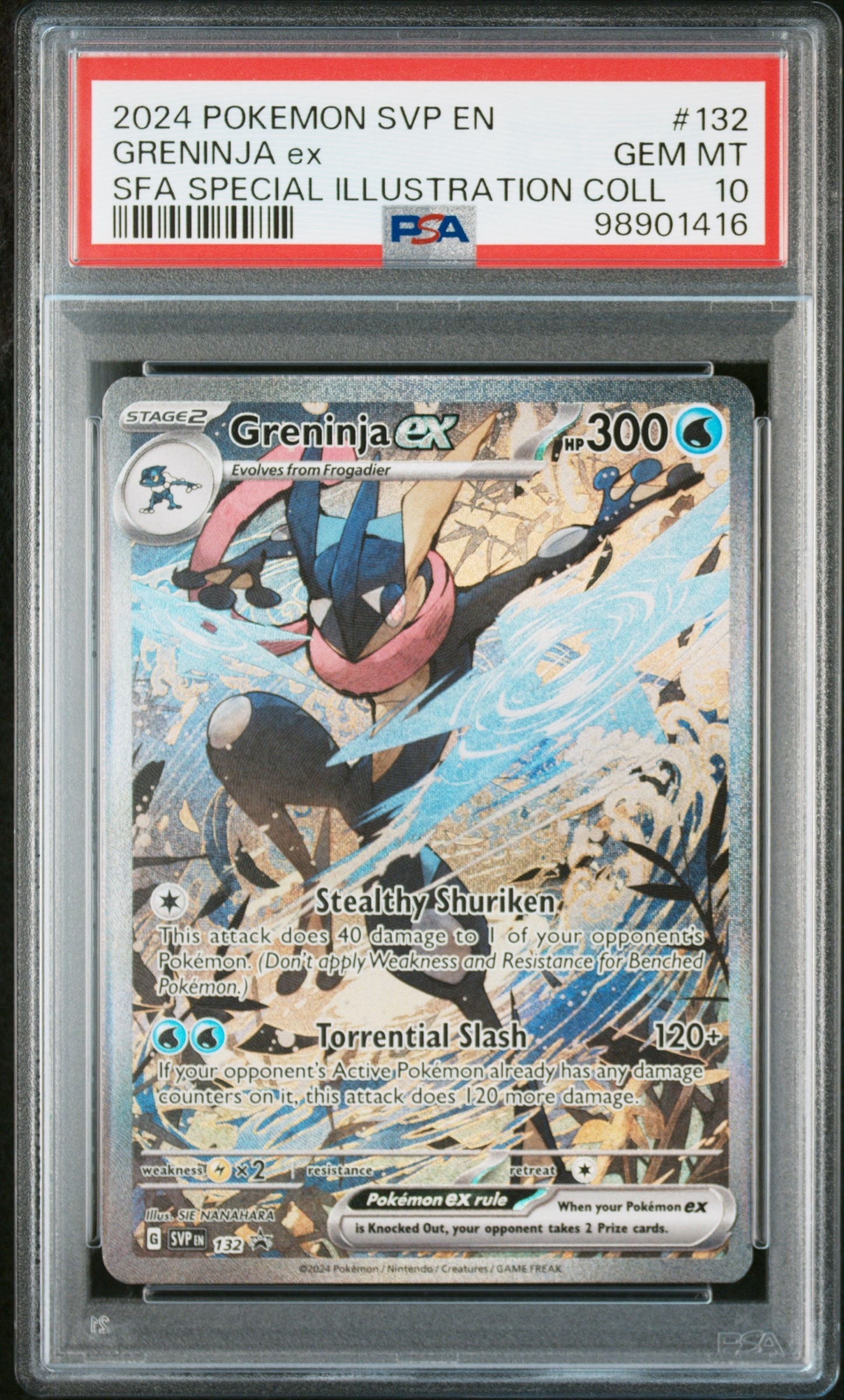 ゲッコウガex P [SVP EN 132]【英語版】(スカーレット&バイオレット