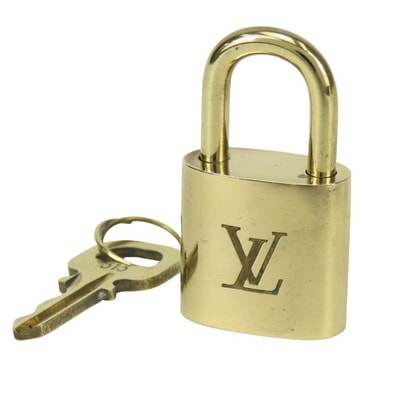 【中古】 ルイ・ヴィトン カデナ キーセット No.313 メタル ゴールド 南京錠 パドロック レディース メンズ LOUIS VUITTON