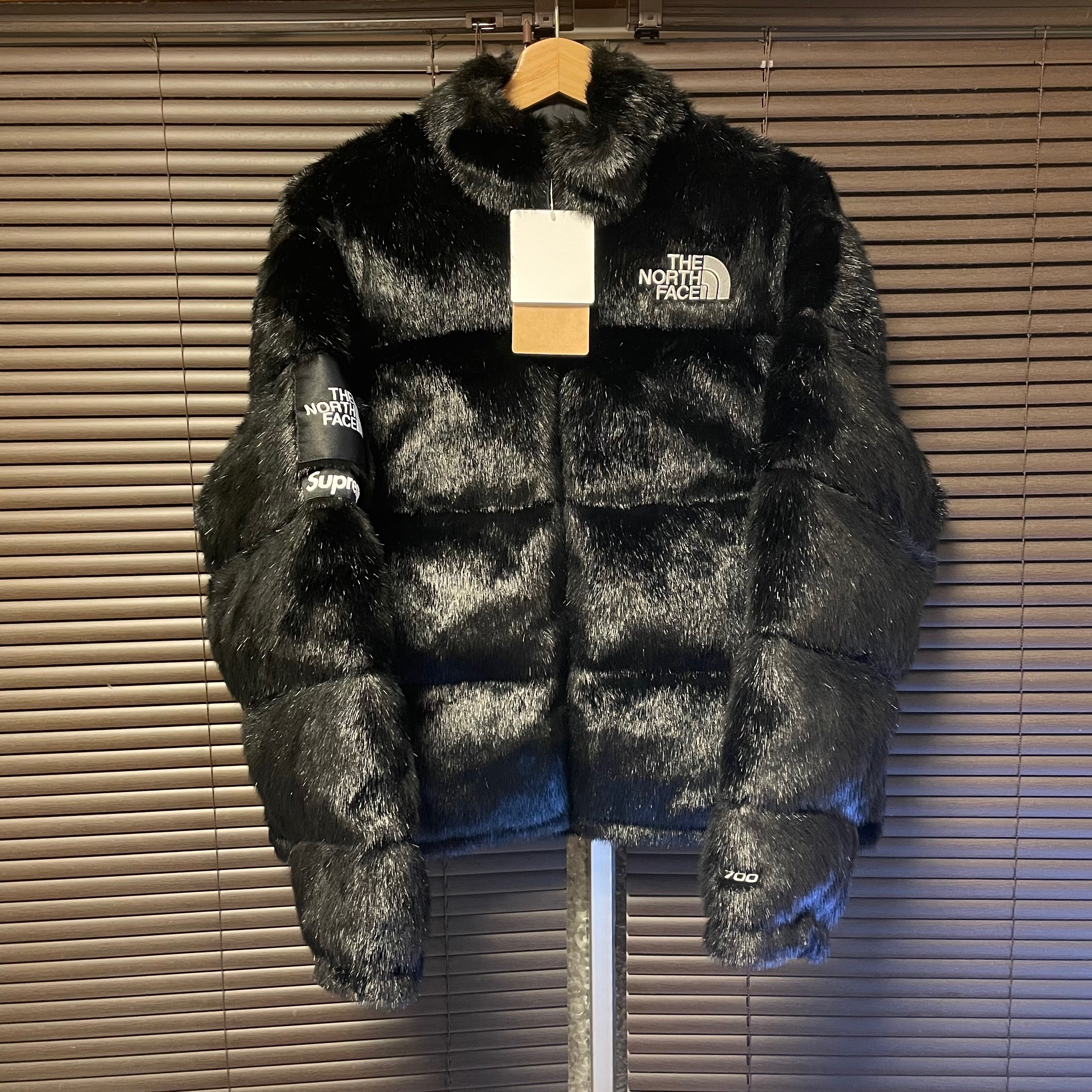 Supreme x The North Face Faux Fur Nuptse Jacket "Black"