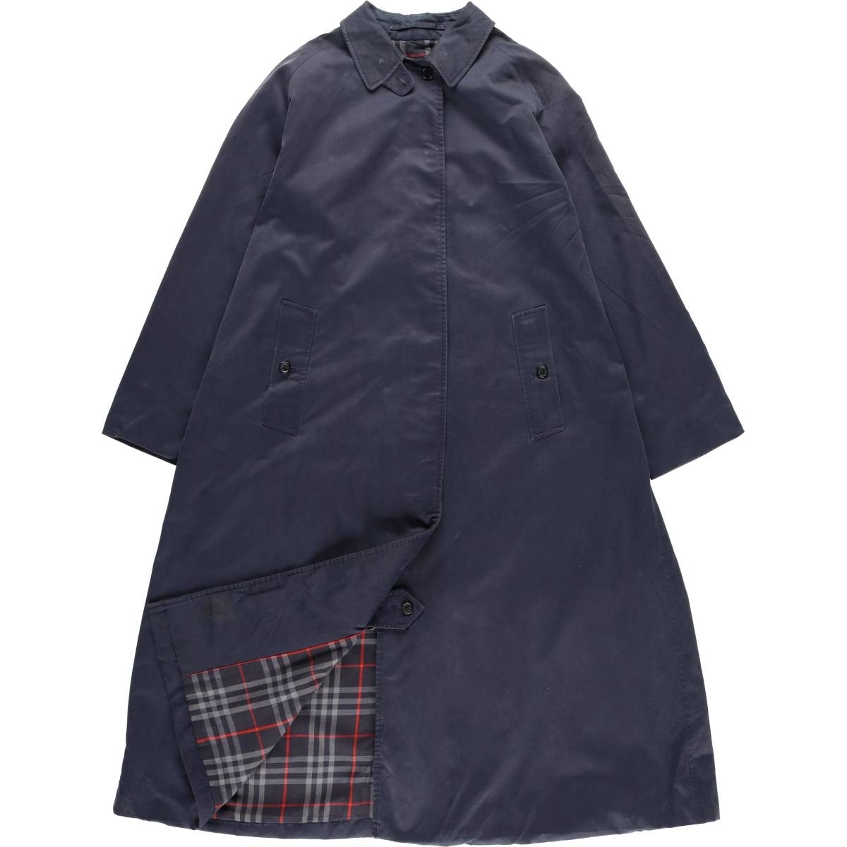 古着 バーバリー Burberry's ステンカラーコート バルマカーンコート 英国製 レディースXL相当/eva003659