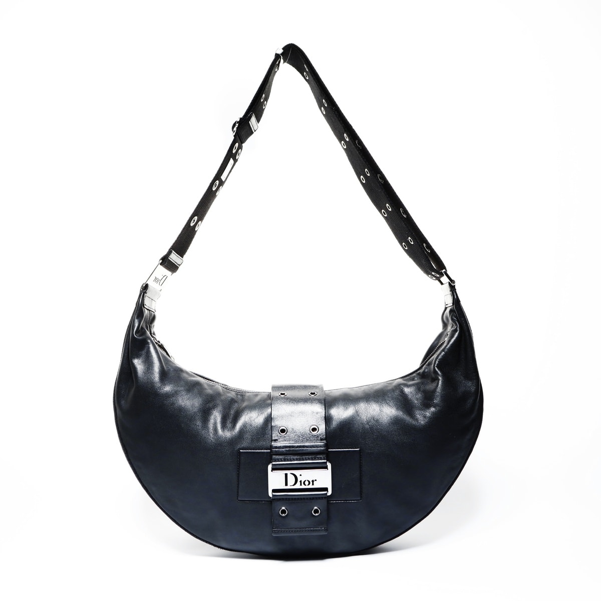 ディオール Dior ストリートシック レザー ショルダーバッグ【中古】