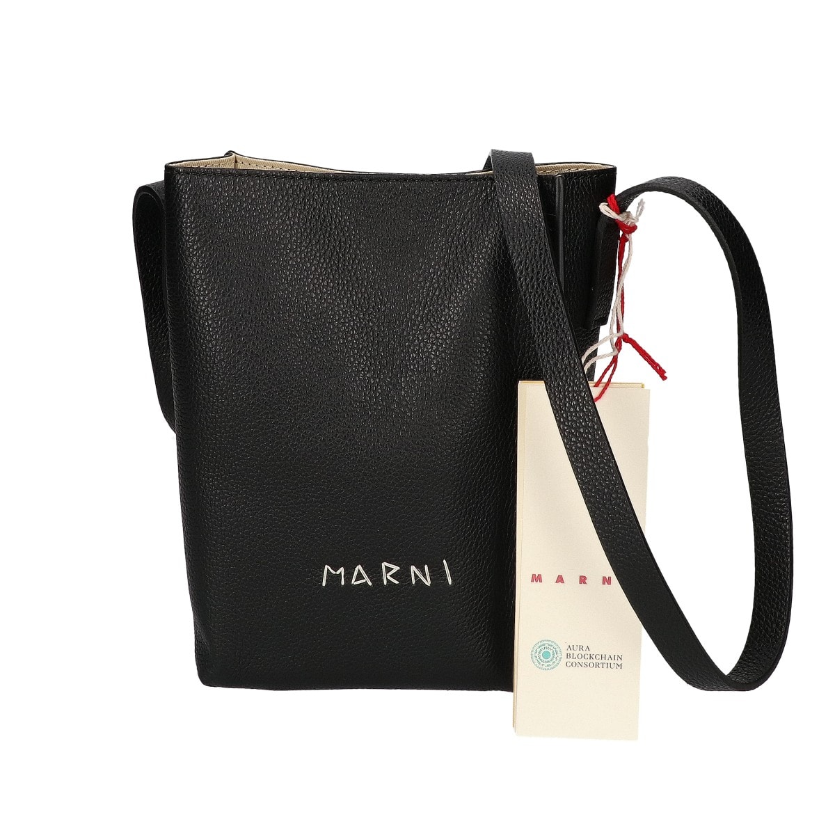 マルニ 【新品同様】SBMP0084U3 P6533 00N99 MUSEO NANO ミュゼオ ナノ レザー