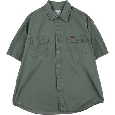 古着 カーハート Carhartt 半袖 ワークシャツ メンズXL相当/eaa632749