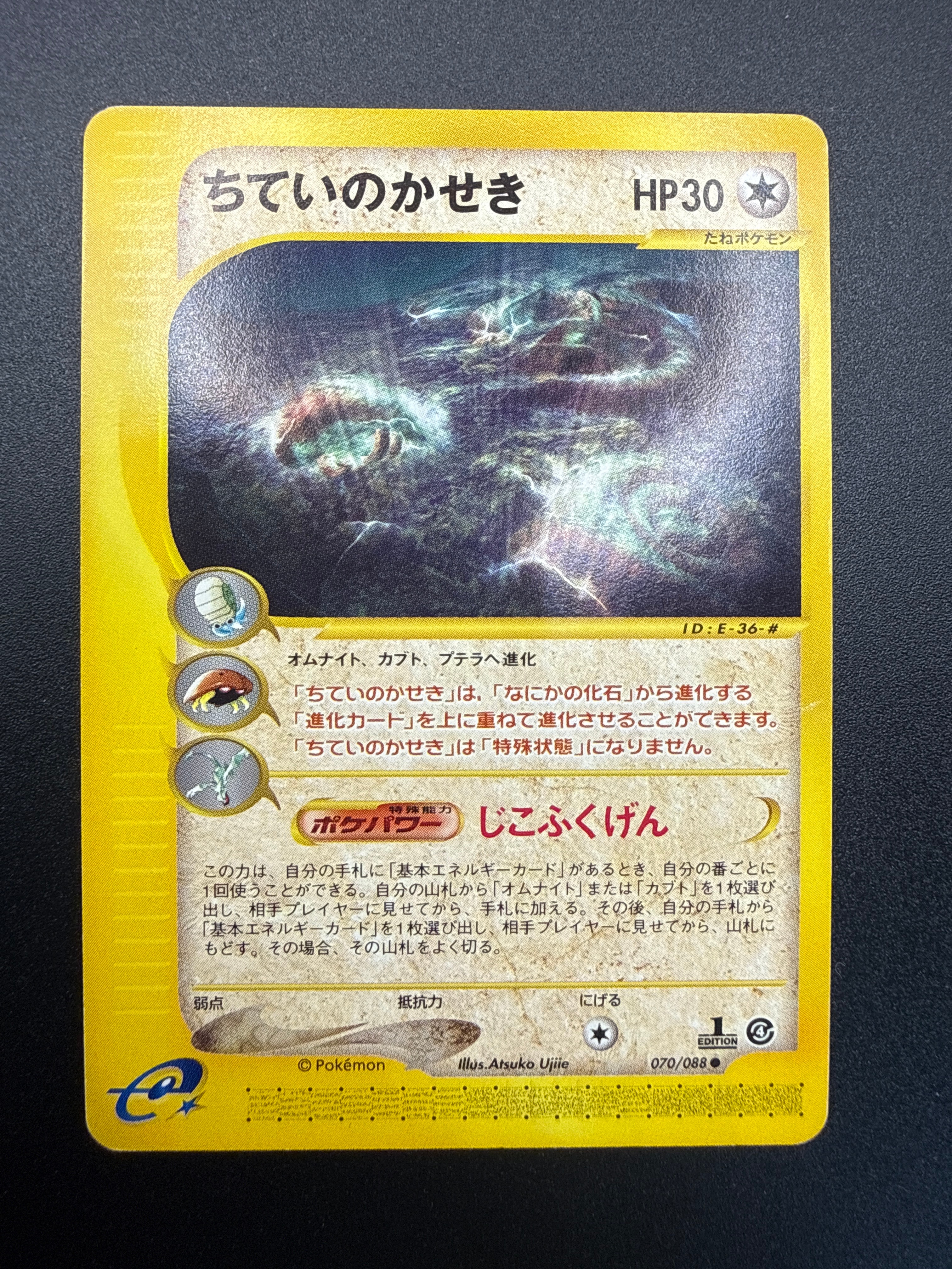 ちていのかせき ● :1ED [e4 070/088](拡張パック第4弾「裂けた大地」)