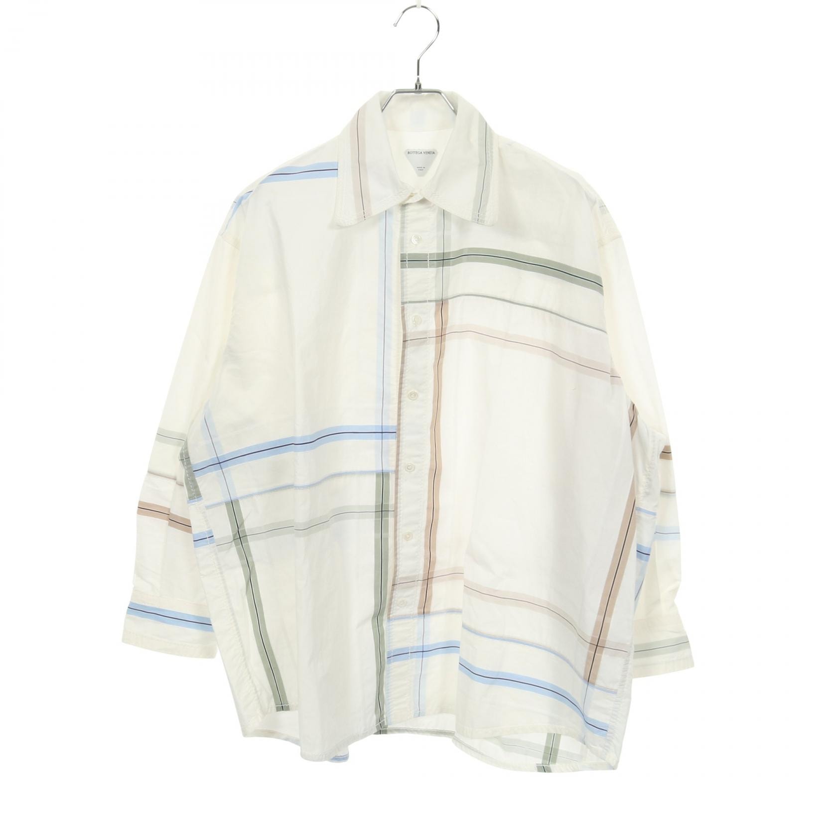 ボッテガヴェネタ BOTTEGA VENETA 衣料品 トップス コットン メンズ ホワイト系 / マルチカラー 【中古】