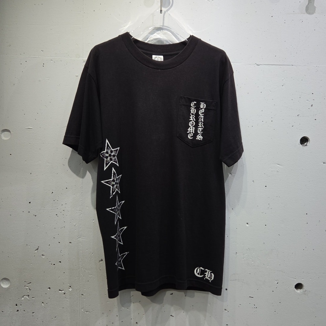 Chrome Hearts Star Vertical Logo T-Shirt "Black"