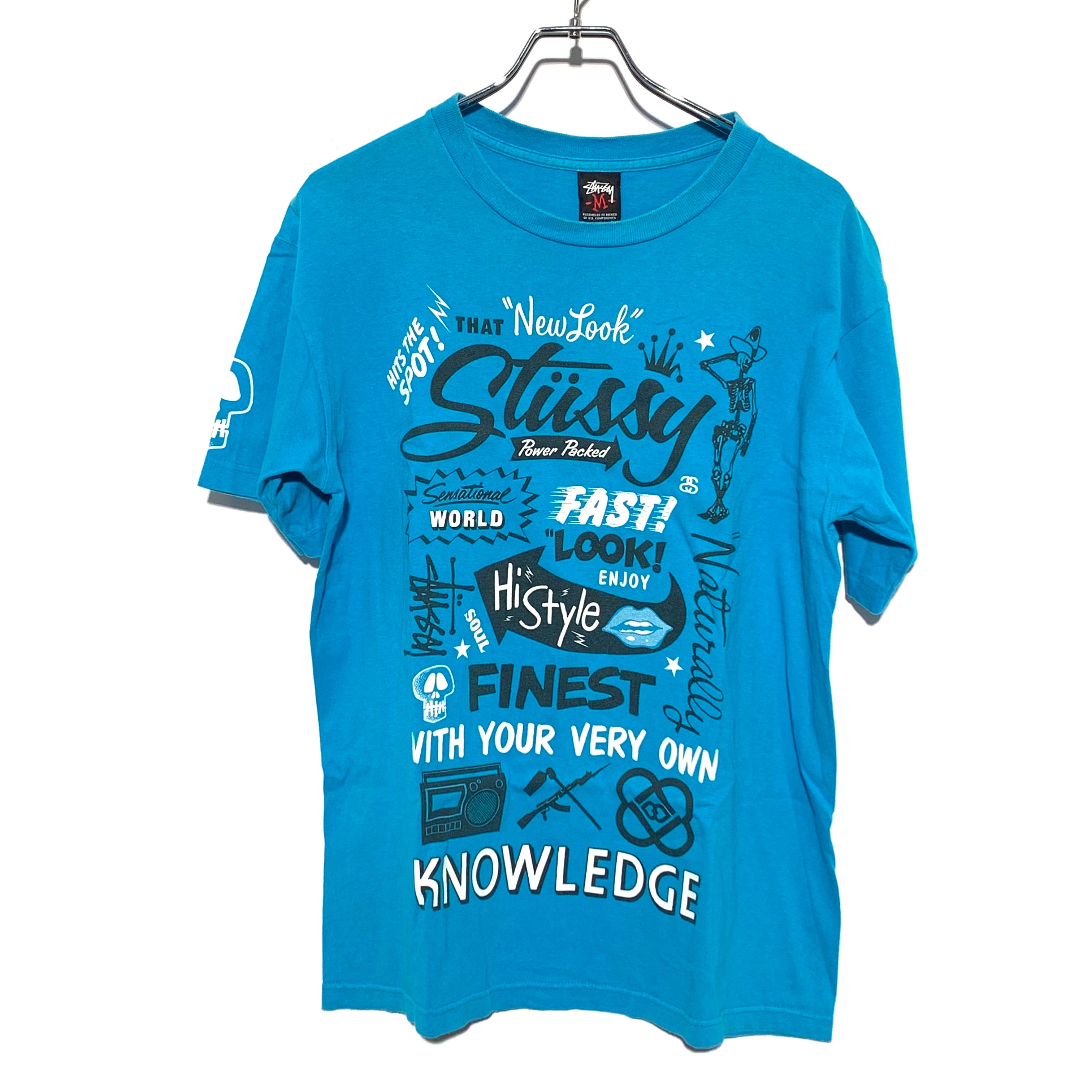 STUSSY NEWLOOK TEE Blue