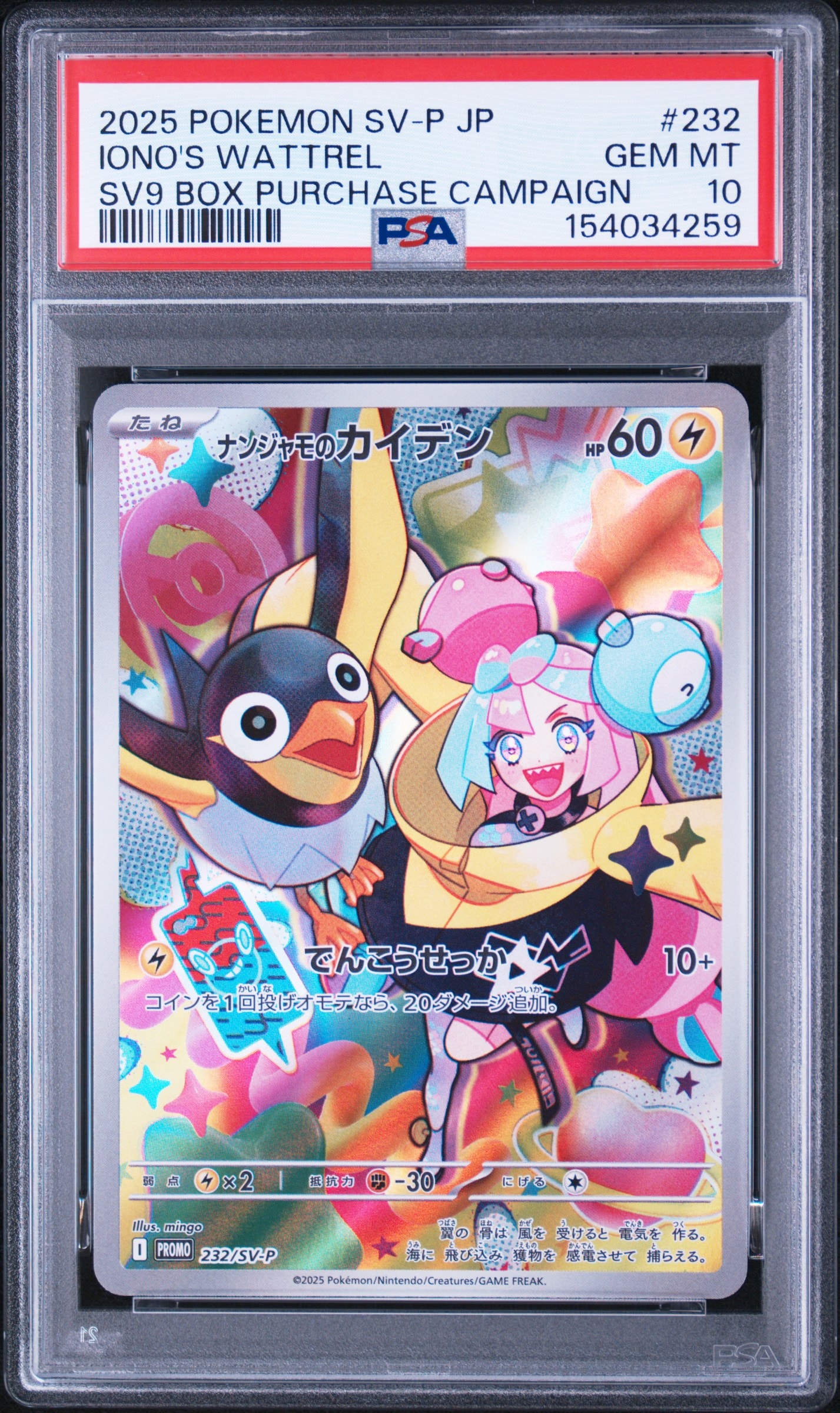 ナンジャモのカイデン P [SV-P 232](プロモーションカード「拡張パック
