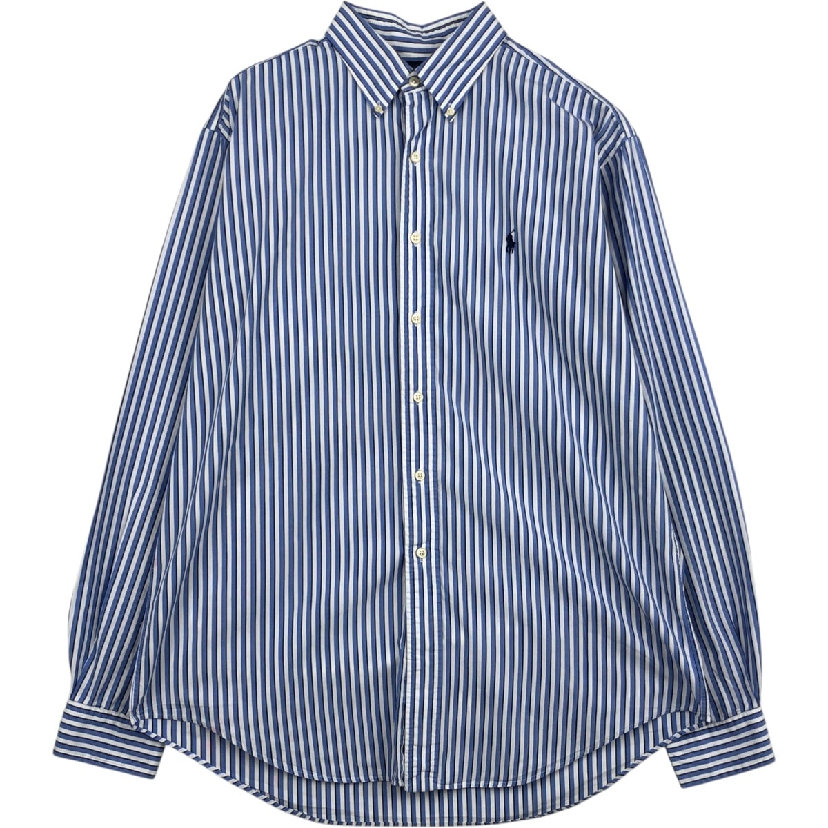 古着 ラルフローレン Ralph Lauren YARMOUTH 長袖 ボタンダウンストライプシャツ メンズXL相当/eaa628780