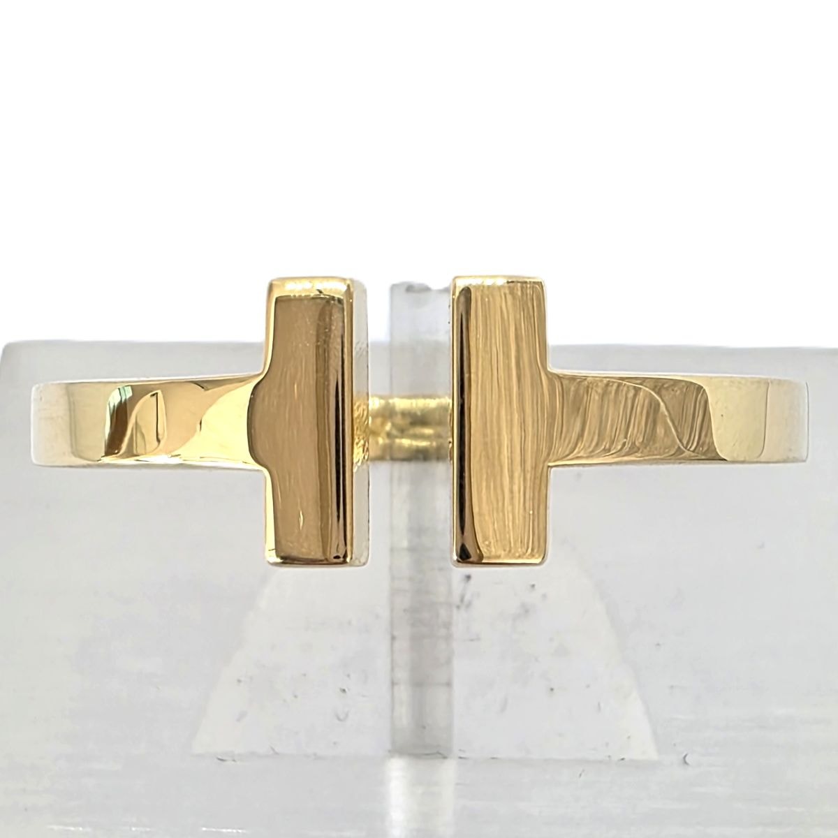 TIFFANY&Co. ティファニー Tスクエア Tモチーフ K18YG 750 20号 リング・指輪 60147245 K18イエローゴールド ゴールド  ユニセックス【中古】