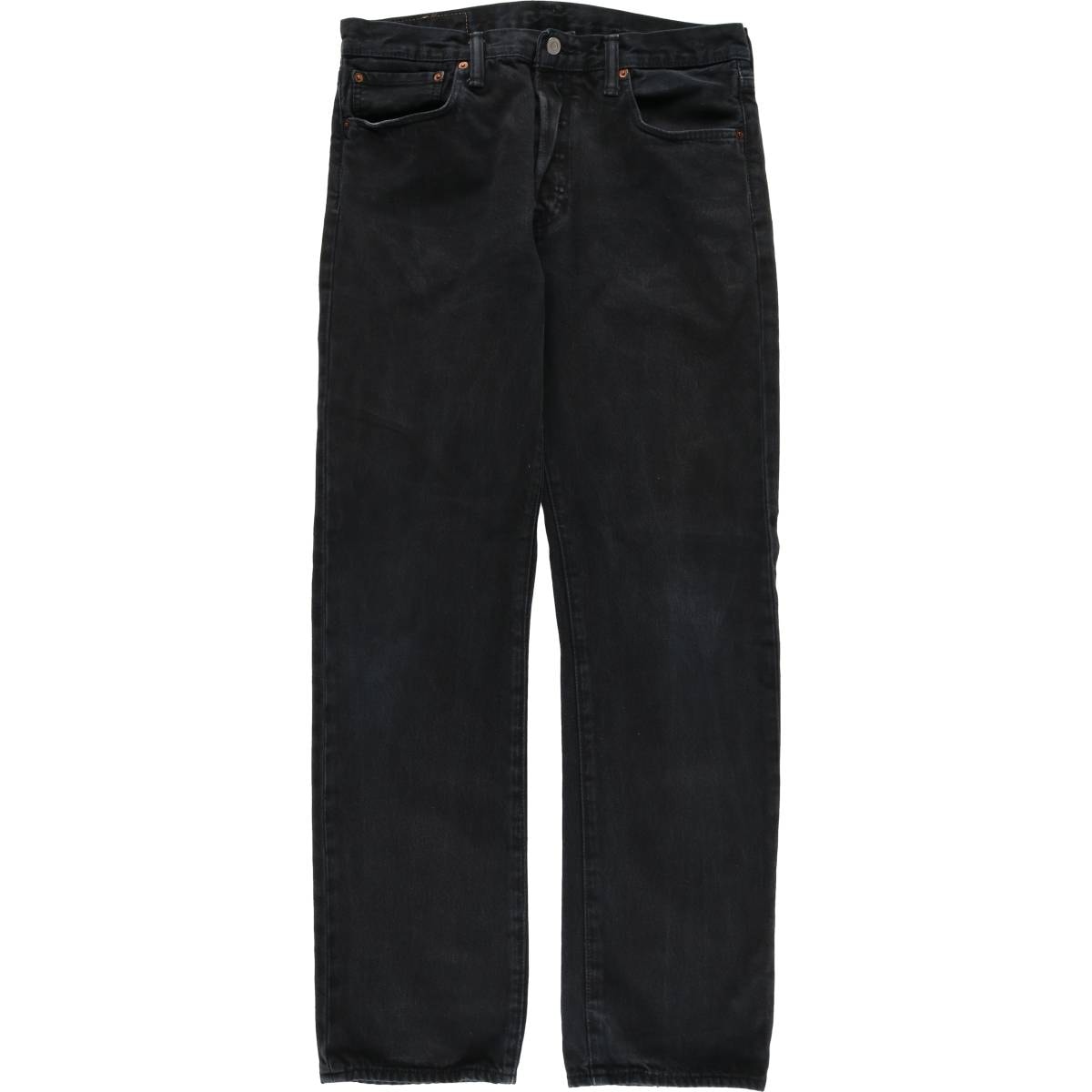 古着 リーバイス Levi's 501 ブラックデニム ストレートデニムパンツ メンズw34相当/eaa597523