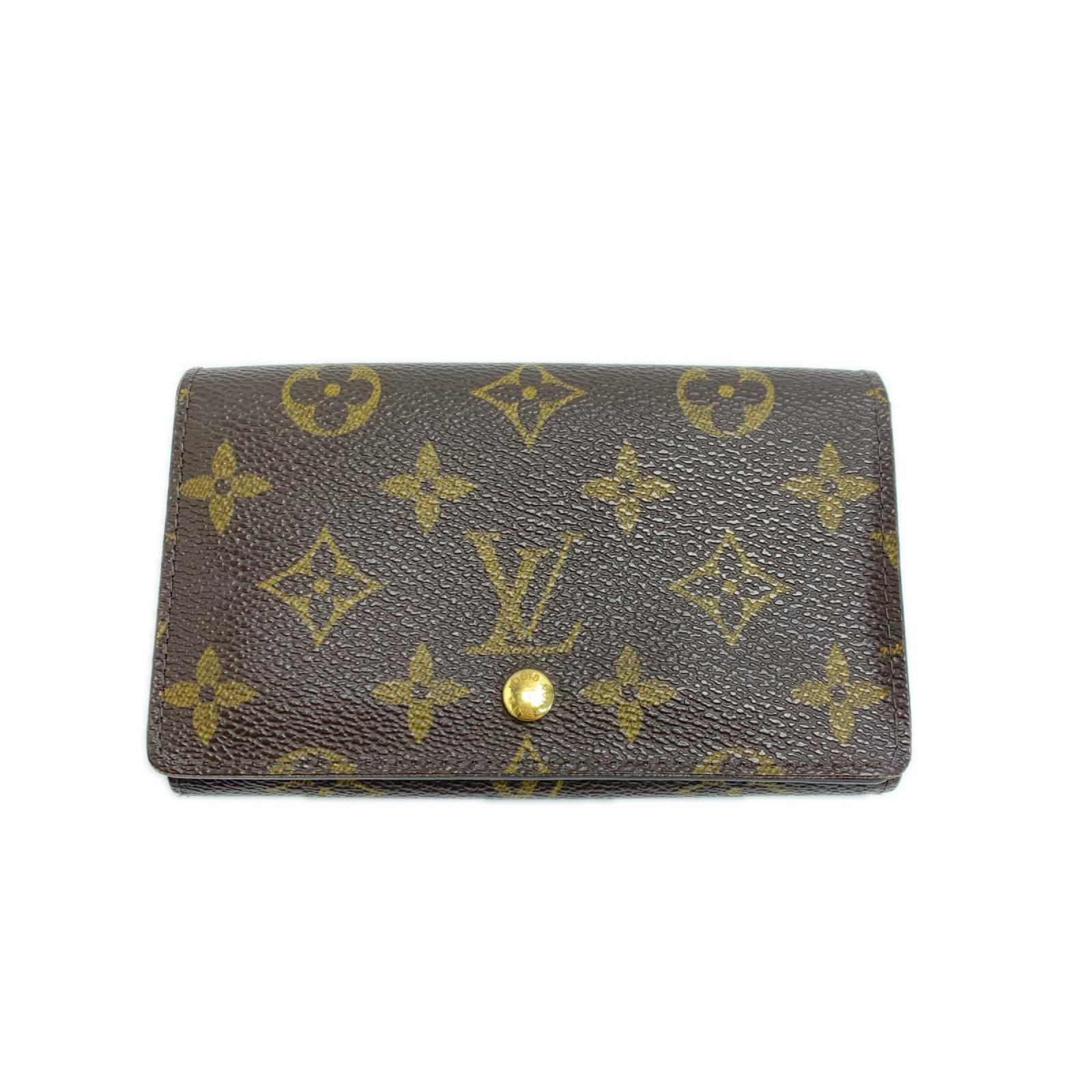 LOUIS VUITTON ルイヴィトン モノグラム ポルトモネ ビエ トレゾール M61730 2つ折り財布