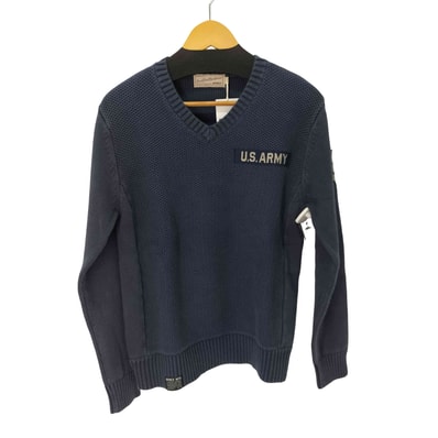 ARMY HARD WASH Vネック ニット【1140613222631】