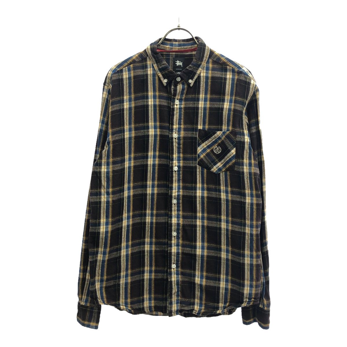 STUSSY 長袖 ボタンダウンシャツ