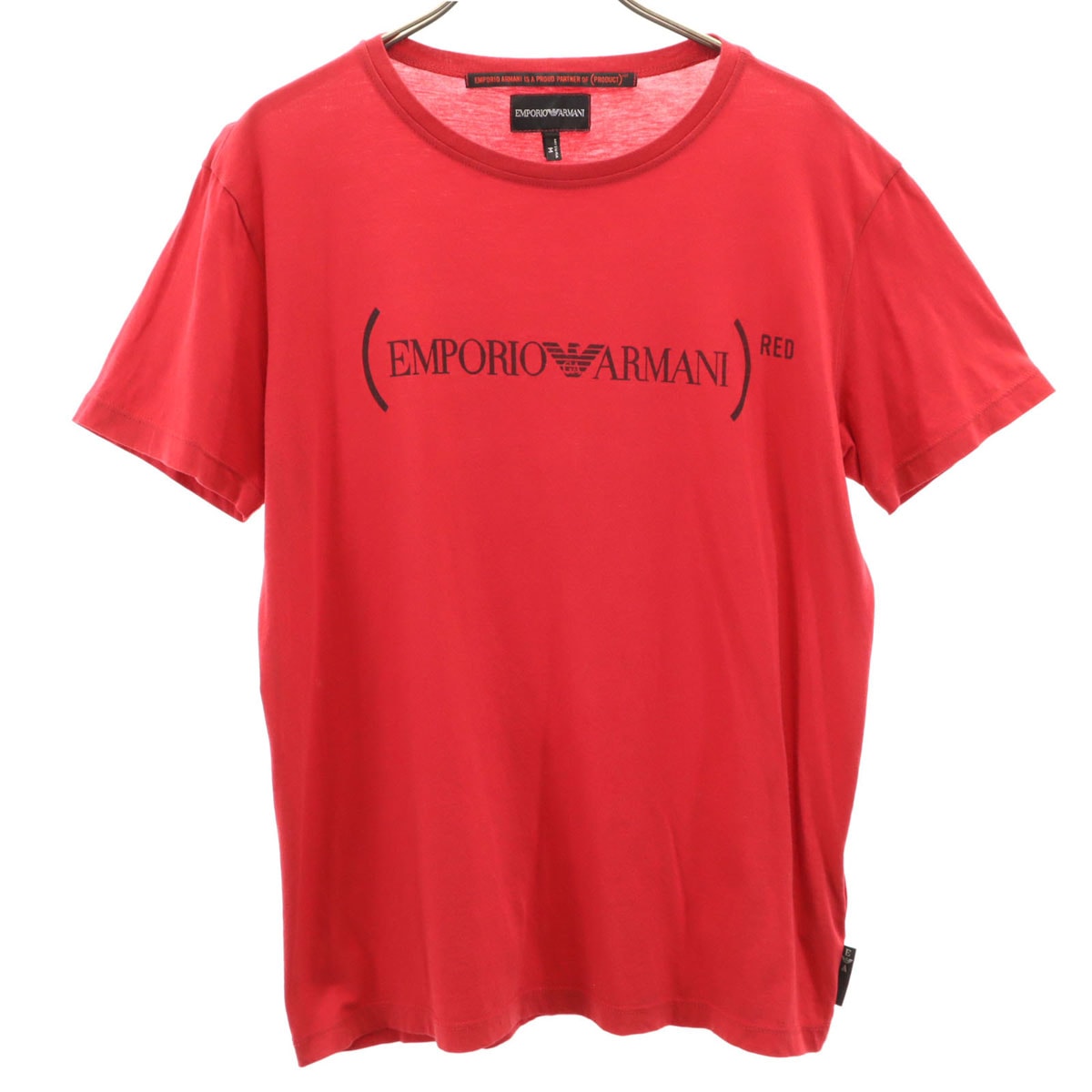 Emporio Armani エンポリオアルマーニ 半袖 Tシャツ M レッド
