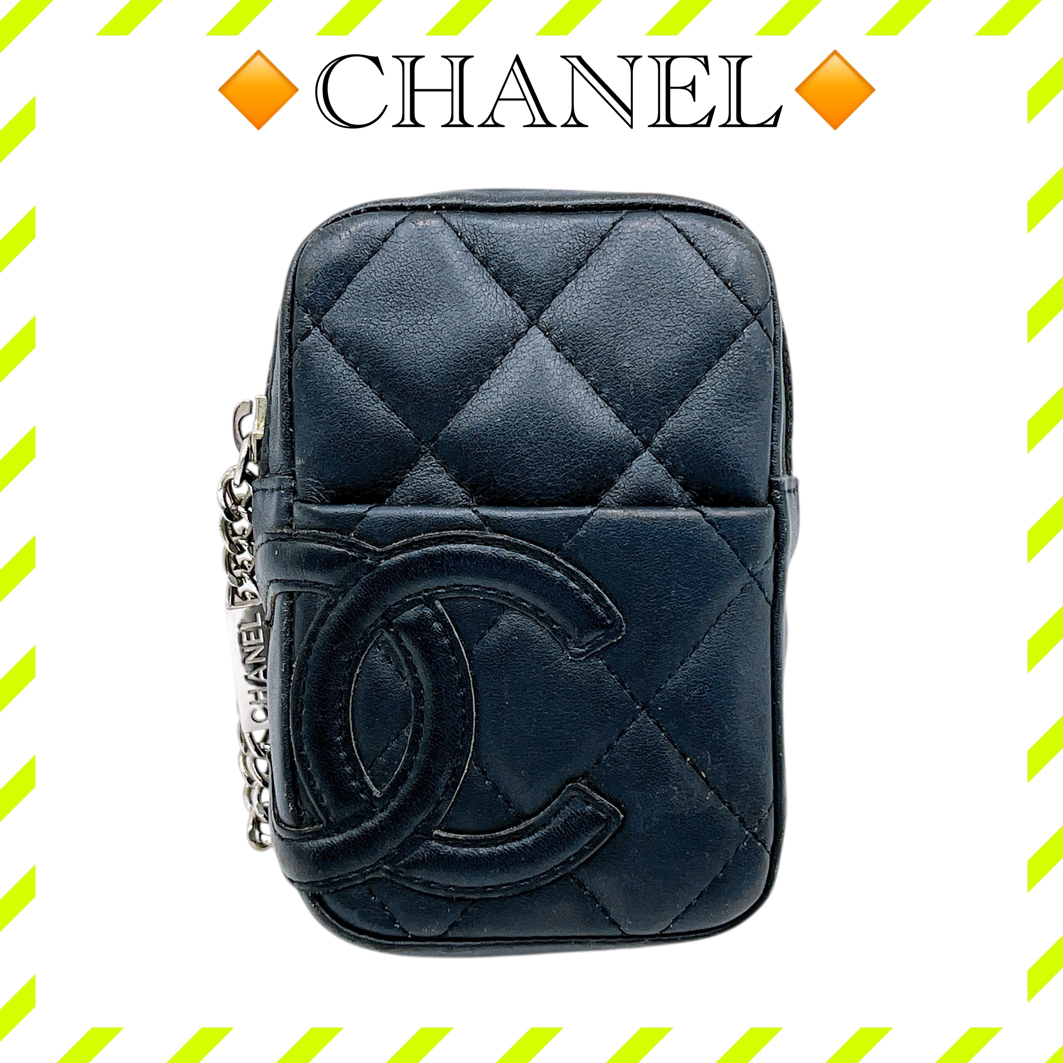 CHANEL Cambon Cigarette Case "Black"