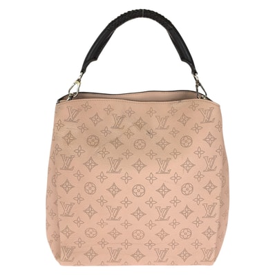 LOUIS VUITTON ルイヴィトン マヒナ バビロンPM 2way ピンク ゴールド金具 レザー ハンドバッグ ショルダーバッグ 1-0294271 【中古】