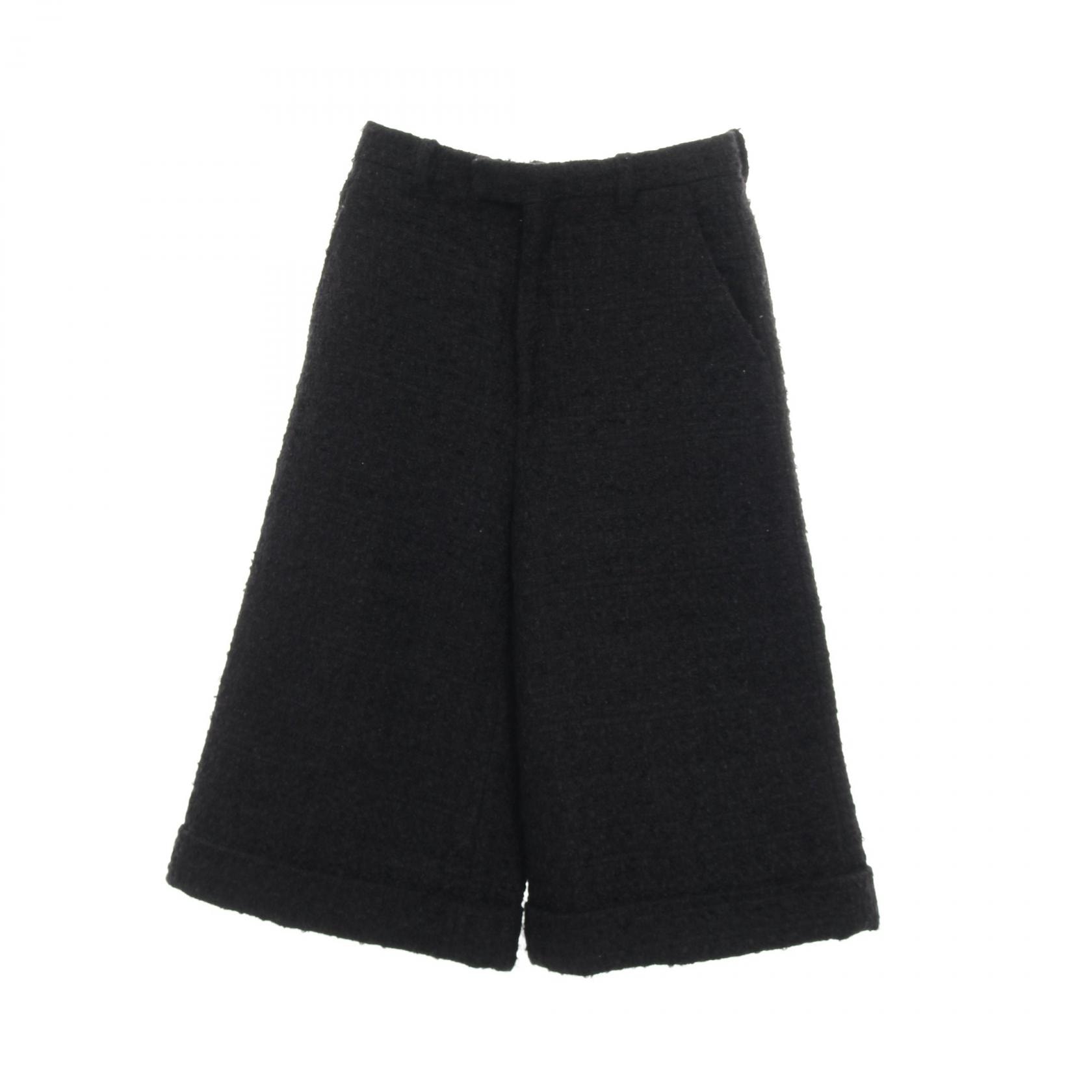 グッチ GUCCI ツイード パンツ 衣料品 ボトムス ウール レディース ブラック系 【中古】