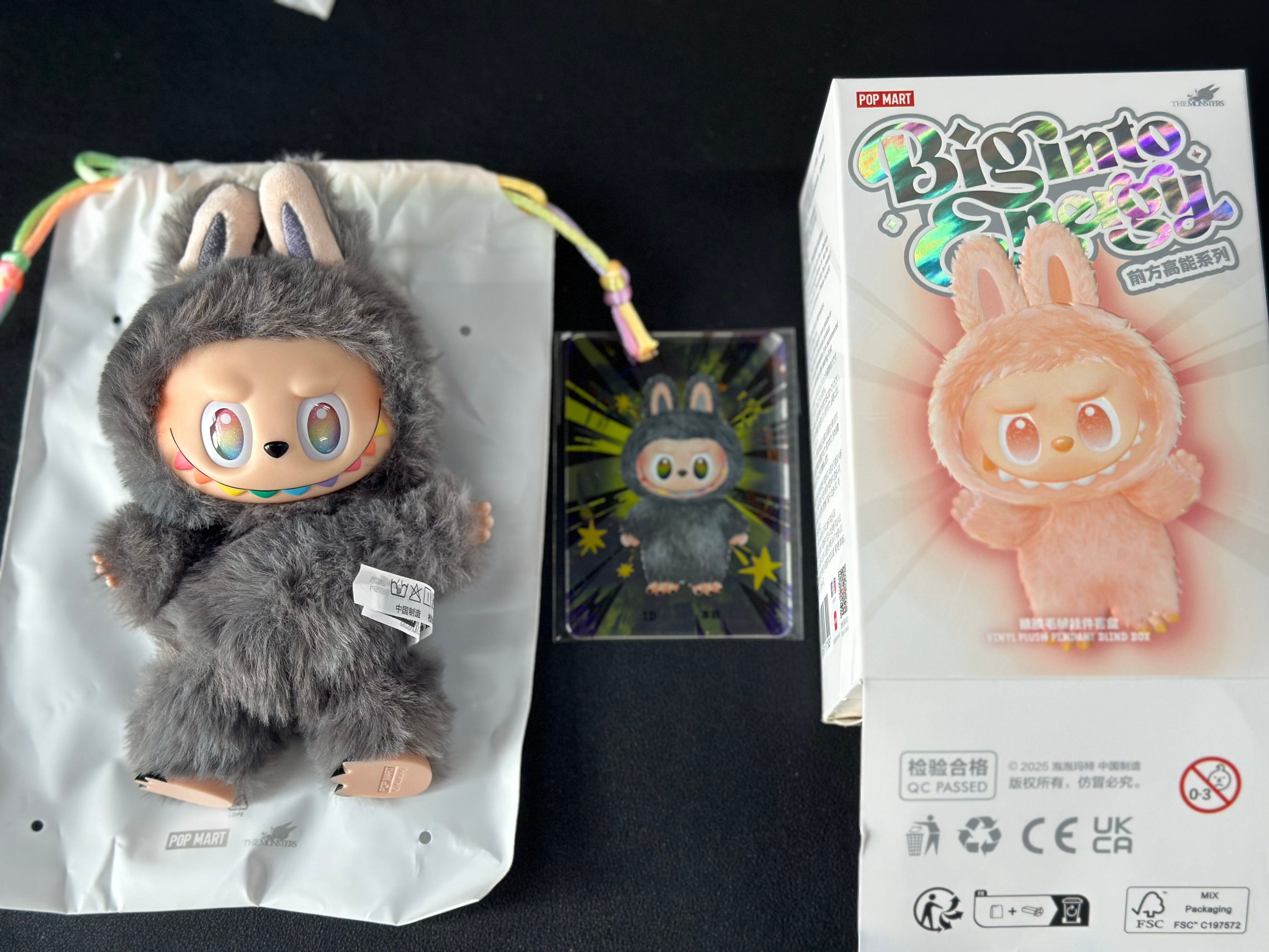 POP MART THE MONSTERS (LABUBU) Big into Energy Series Plush Pendant ID (Secret)