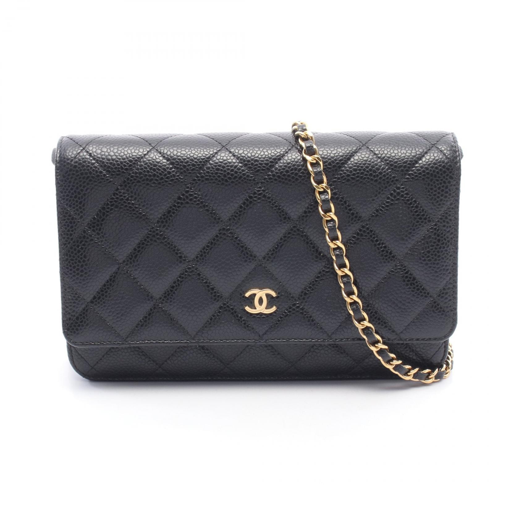 シャネル CHANEL マトラッセ ショルダーバッグ バッグ キャビアスキン(グレインドカーフ) レディース ブラック系 AP0250 【中古】