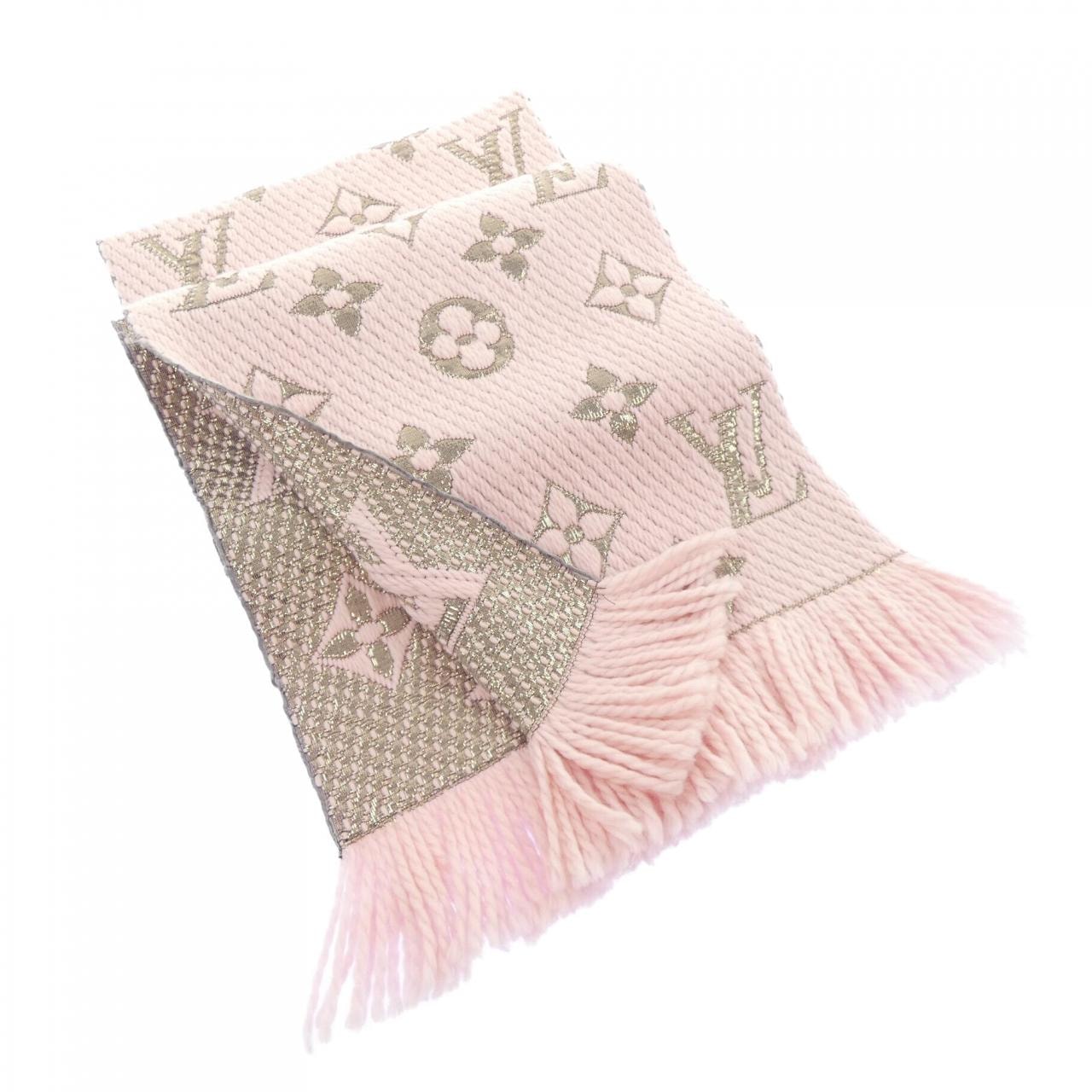 ルイヴィトン LOUIS VUITTON エシャルプ ロゴマニア シャイン M70466 MUFFLER