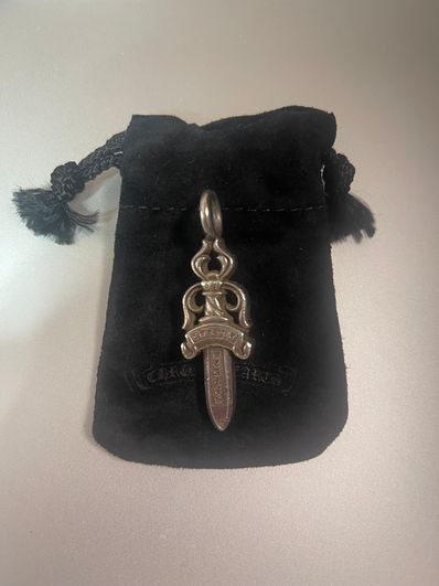 Chrome Hearts Double Dagger Pendant "Silver"
