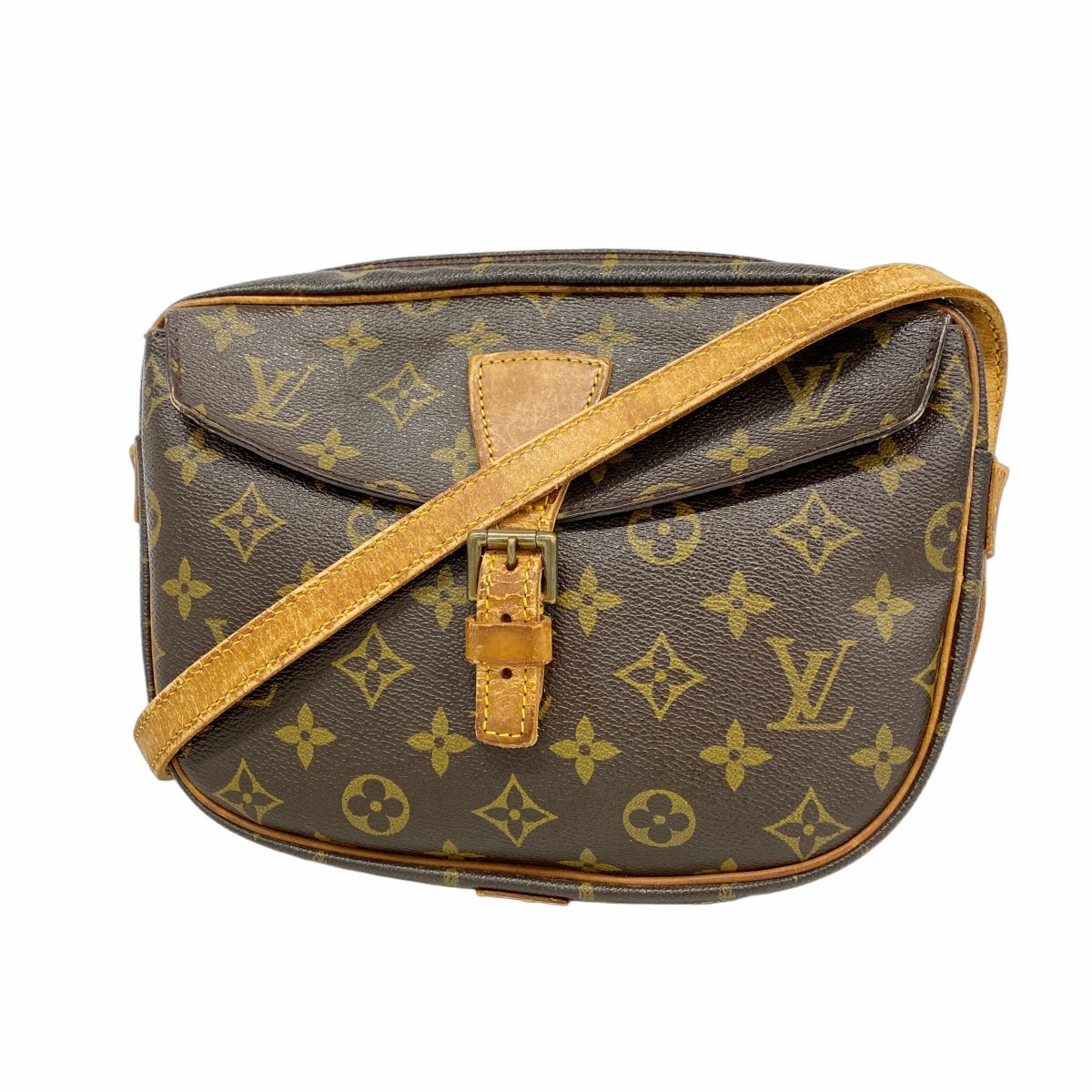 【6dd4673】ルイヴィトン ショルダーバッグ モノグラム ジュヌフィーユMM M51226 ブラウン【中古】レディース