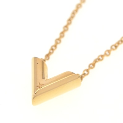 ルイ・ヴィトン LOUIS VUITTON M61083 ネックレス エセンシャルV GP レディース S#141208