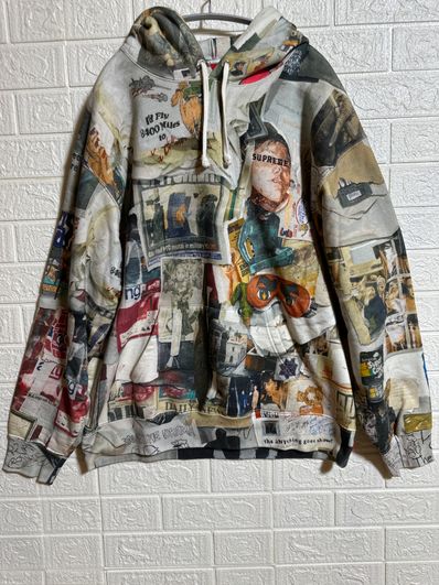 Supreme Dash's Wall Hooded Sweatshirt "Multi"
