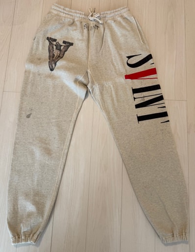 SAINT Mxxxxxx 22SS VLONE SWEAT PANTS "Grey"