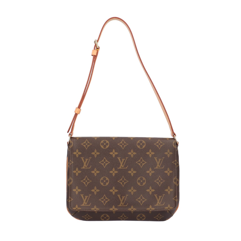 ルイヴィトン ミュゼットタンゴ ショート モノグラム ショルダーバッグ モノグラムキャンバス M51257 ブラウン レディース LOUIS VUITTON 中古
