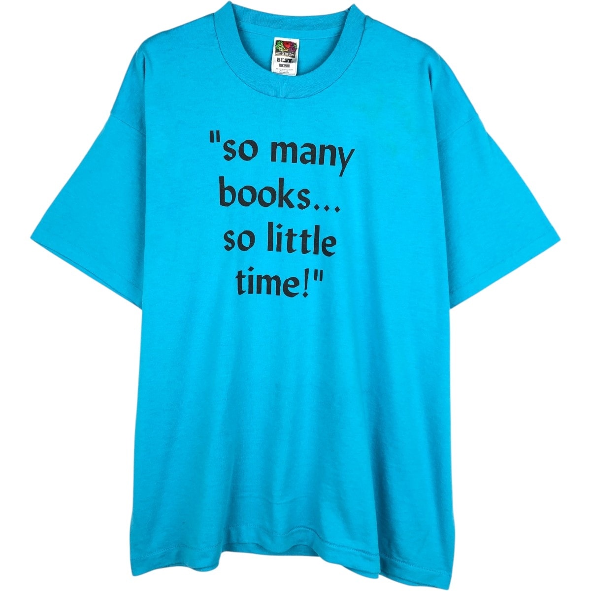 古着 90年代 フルーツオブザルーム FRUIT OF THE LOOM BEST メッセージプリントTシャツ USA製 メンズXL相当 ヴィンテージ/eaa657369