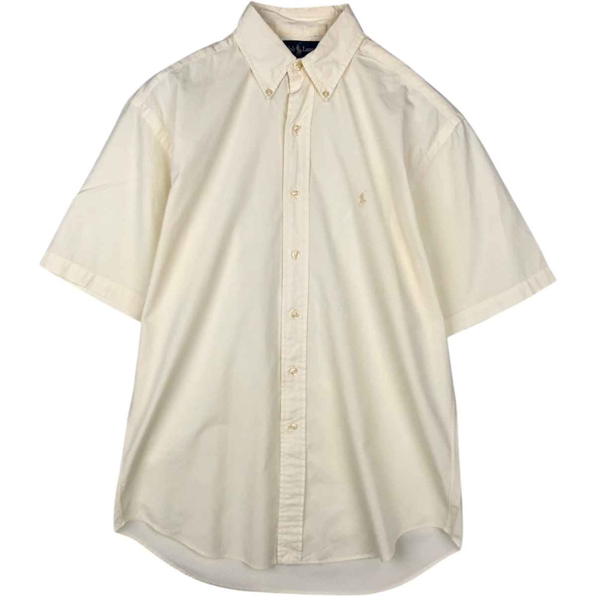 古着 ラルフローレン Ralph Lauren BLAKE 半袖 ボタンダウンシャツ メンズS相当/eaa623561