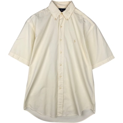 古着 ラルフローレン Ralph Lauren BLAKE 半袖 ボタンダウンシャツ メンズS相当/eaa623561