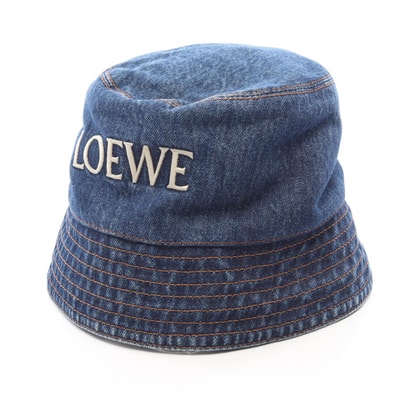 ロエベ LOEWE バケット ハット 帽子 コットン レディース ネイビー系 K820HB1XAJ8798S 【新品】
